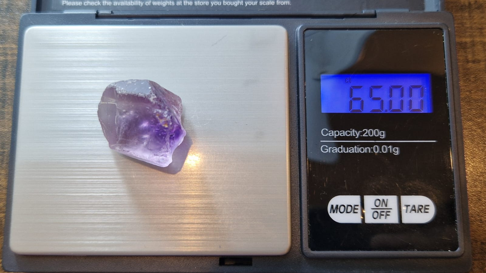 64.95 ct Amethyst From Nigeria — view 5